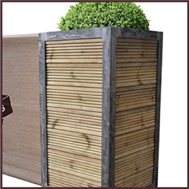 Cafe Barriers and Cafe Banners From Pennine Cafe Barriers Industrial Planters