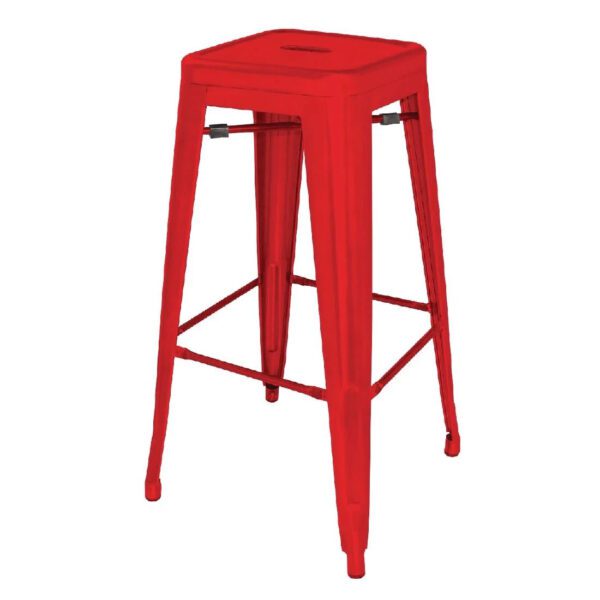 Café barriers and café banners Stools Red
