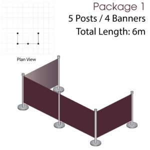 Café Barriers and Café Banners From Pennine Café Barriers - Café Barrier Packages