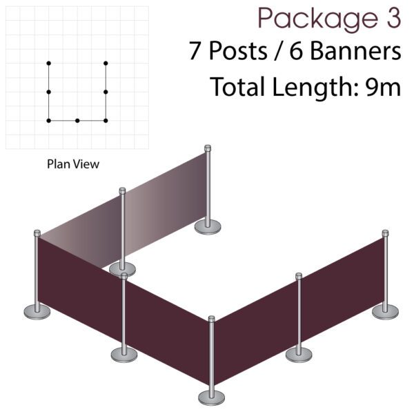 Café Barriers and Café Banners From Pennine Café Barriers - Café Barrier Packages