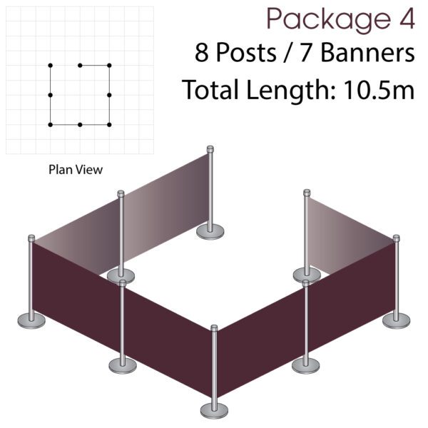 Café Barriers and Café Banners From Pennine Café Barriers - Café Barrier Packages