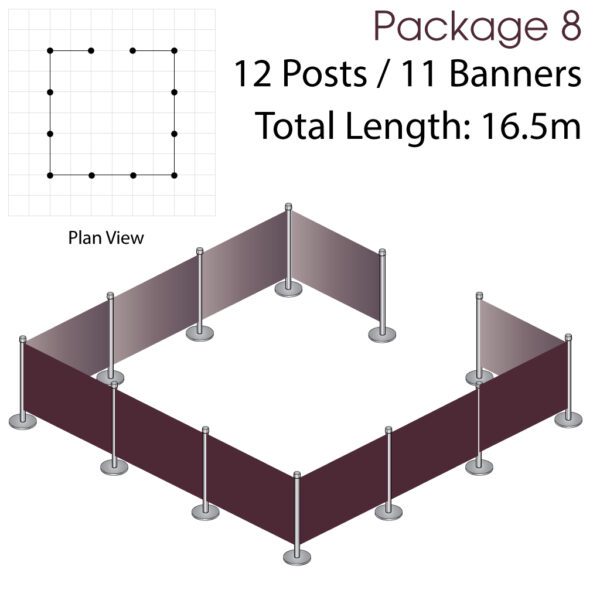 Café Barriers and Café Banners From Pennine Café Barriers - Café Barrier Packages