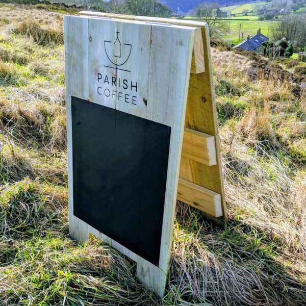 Café Barriers and Café Banners From Pennine Rustic Aboard