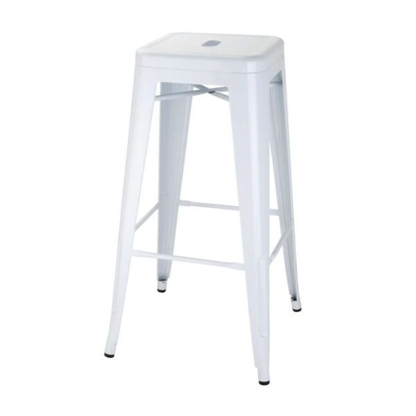 Café barriers and café banners Stools White